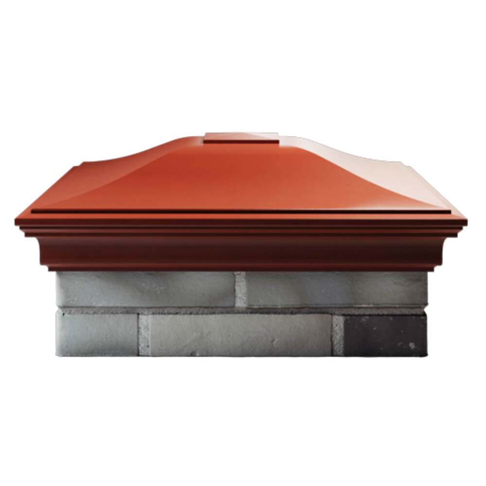 Колпак Zking Монблан Красный на столб 2х2 кирпича (515х515мм) в Самаре фото