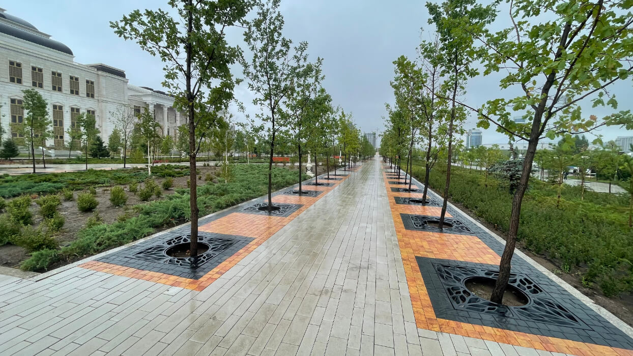 Приствольная решетка для дерева ZKING CRUST 1.2х1.2м Черная в Самаре фото