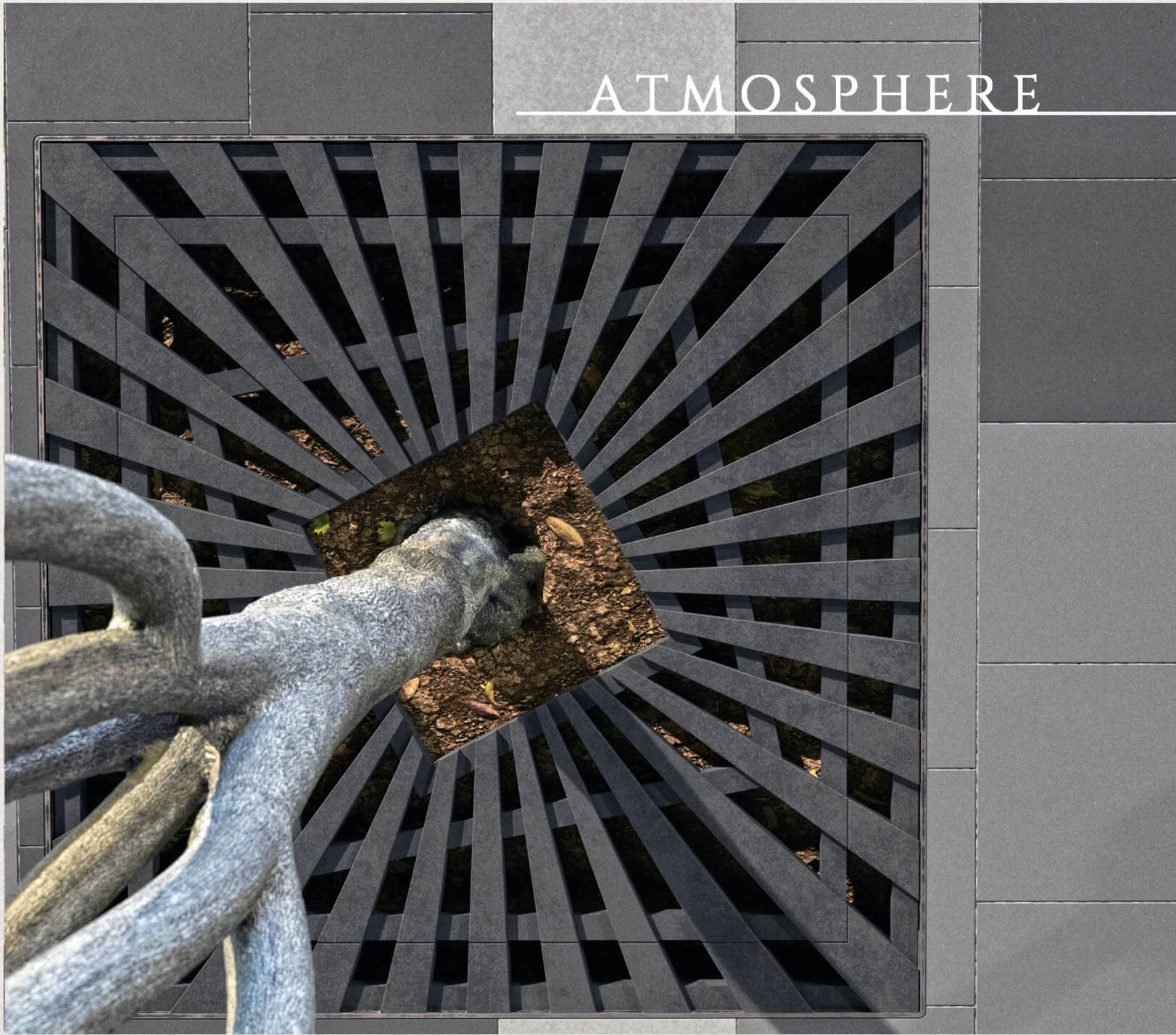 Приствольная решетка для дерева ZKING ATMOSPHERE 1.2х1.2м Черная в Самаре фото