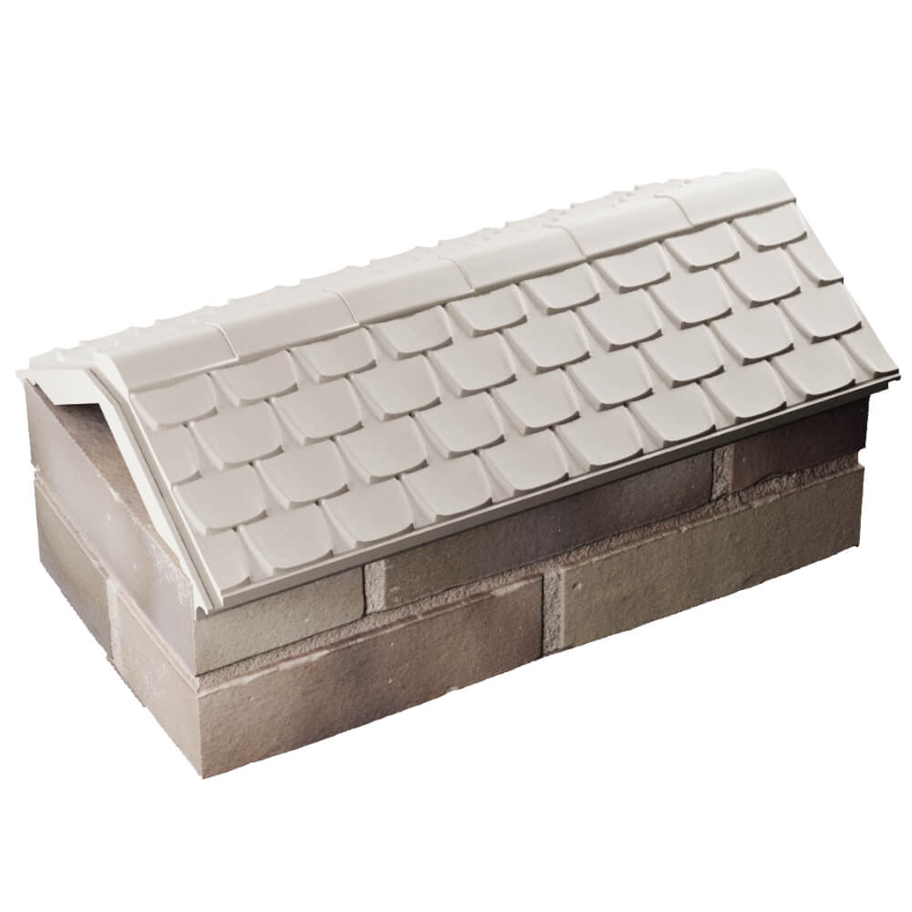 Парапет Zking Эльбрус Бежевый с посадкой на 1 кирпич (255мм) в Самаре фото