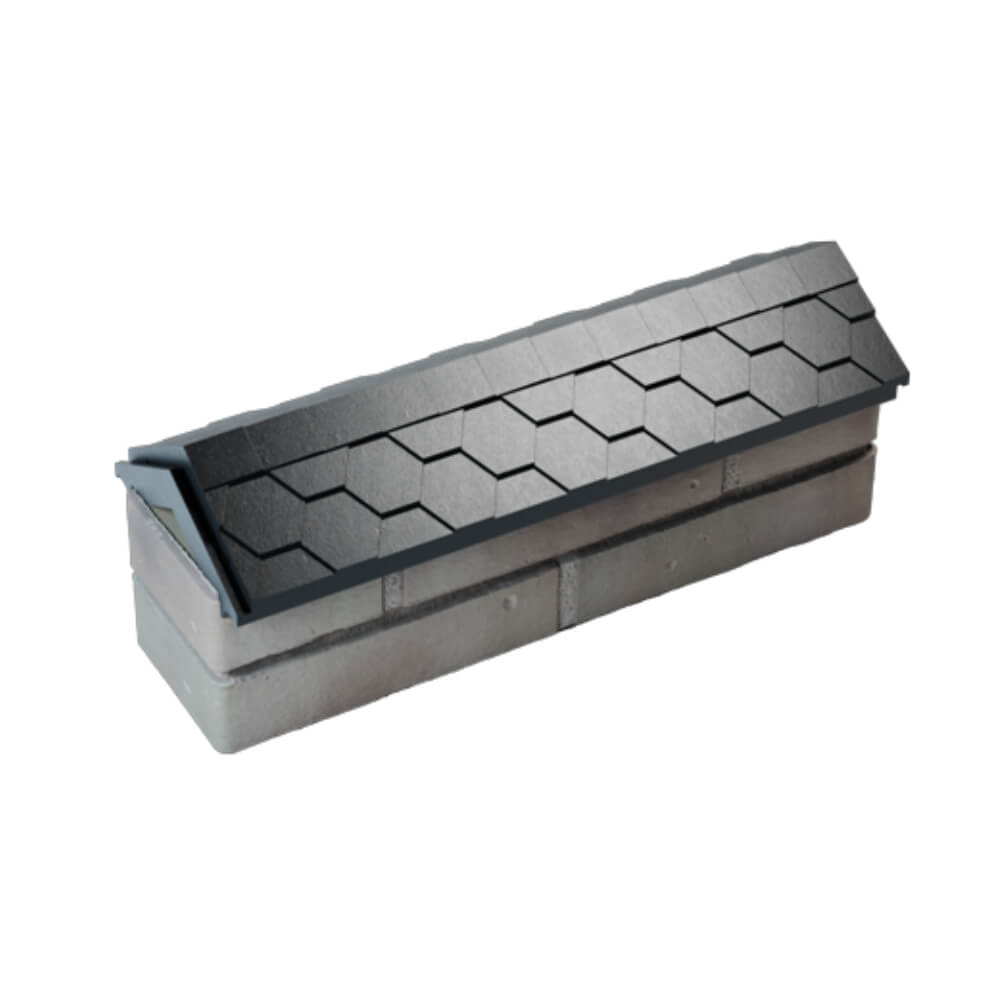 Парапет Zking Эверест Черный с посадкой на 0.5 кирпича (130мм) в Самаре фото