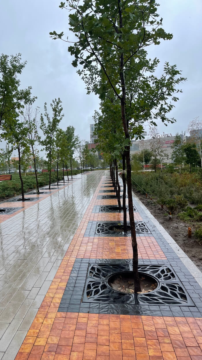 Приствольная решетка для дерева ZKING CRUST 1.2х1.2м Черная в Самаре фото