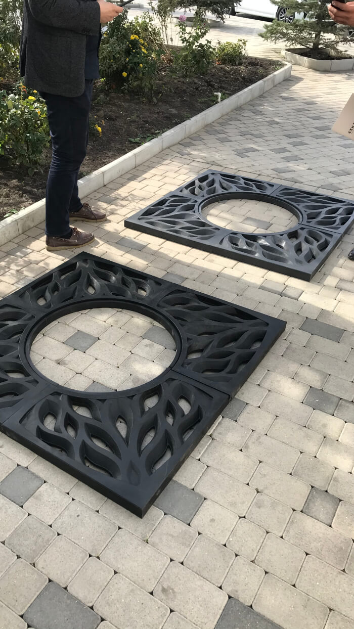 Приствольная решетка для дерева ZKING CRUST 1.2х1.2м Черная в Самаре фото