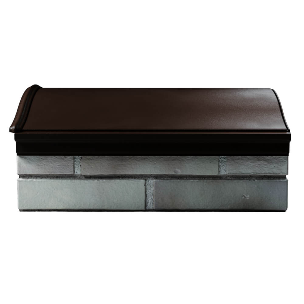 Парапет Zking Монблан Коричневый посадка на 1.5 кирпича (355/385мм) в Самаре фото