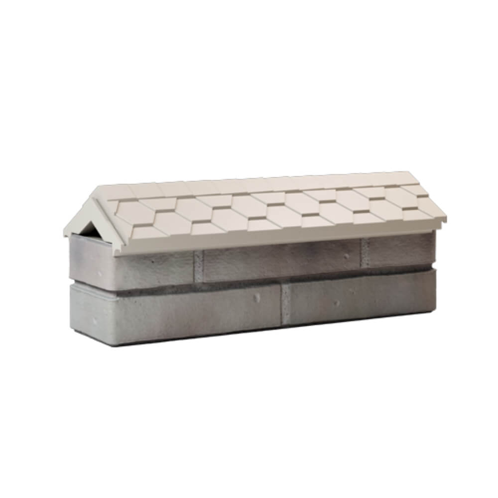 Парапет Zking Эверест Бежевый с посадкой на 0.5 кирпича (130мм) Самара фото