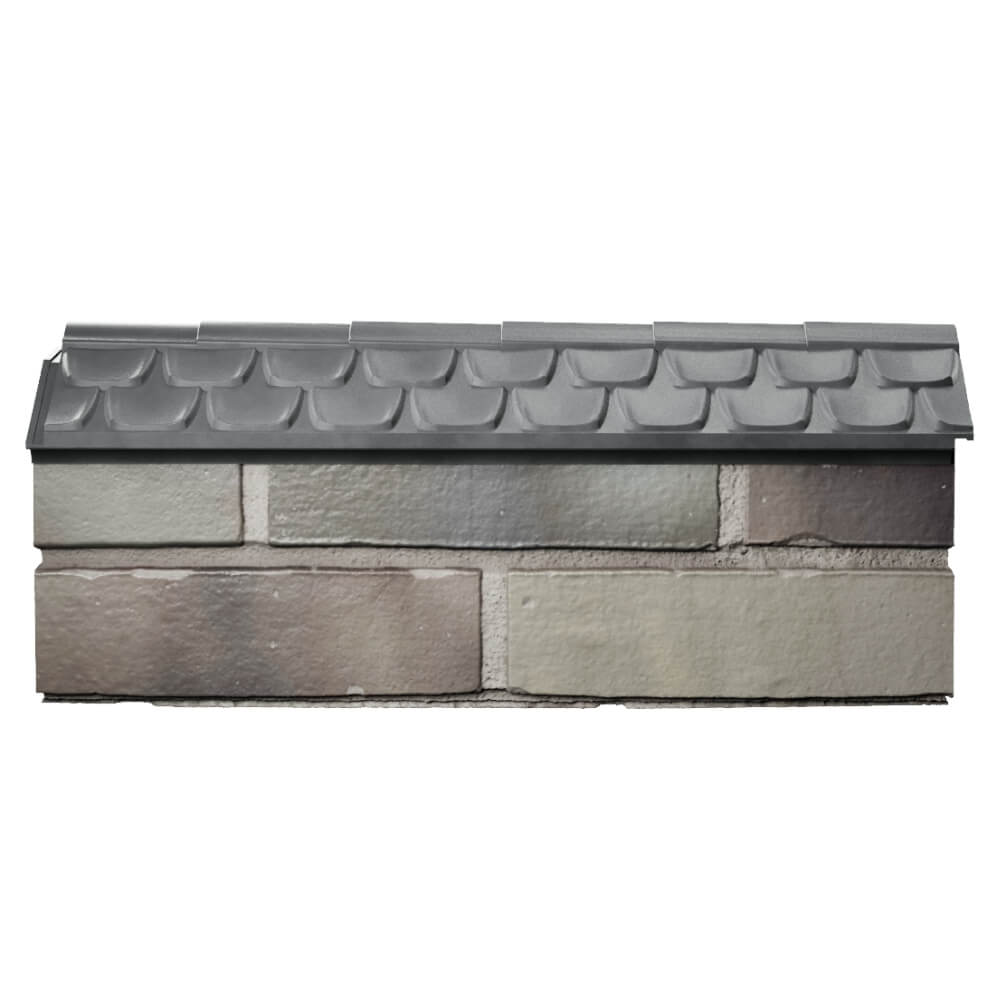 Парапет Zking Эльбрус Серый с посадкой на 0.5 кирпича (130мм) в Самаре фото