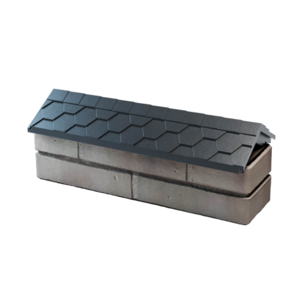 Парапет Zking Эверест Серый с посадкой на 0.5 кирпича (130мм) в Самаре фото