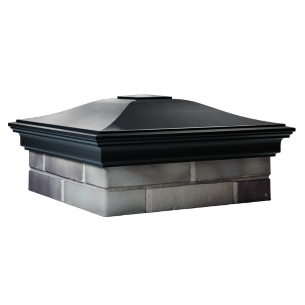 Колпак Zking Монблан Черный на столб 2х2 кирпича (515х515мм) в Самаре фото