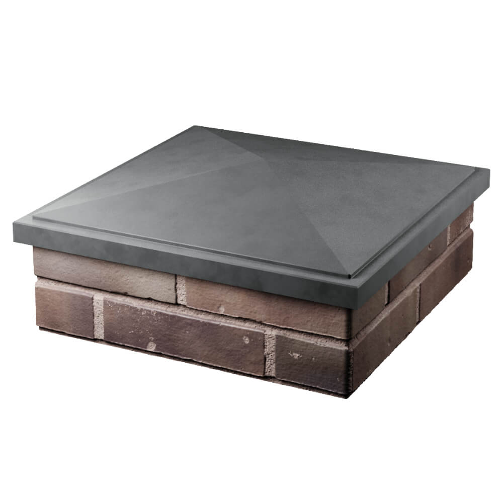 Колпак Zking БонаМоно Серый на столб 2х2 кирпича (515х515, 530х530мм) в Самаре фото