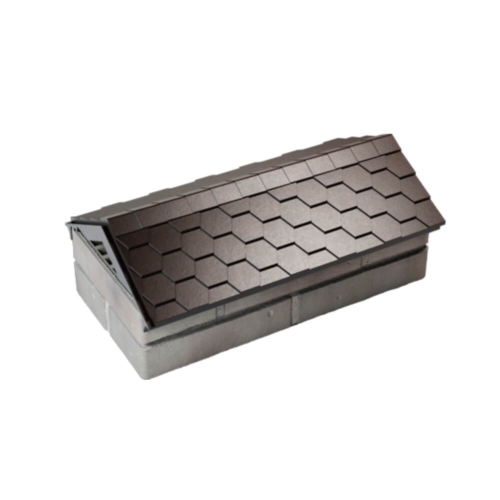 Парапет Zking Эверест Коричневый с посадкой на 1 кирпич (200/225/255мм) в Самаре фото