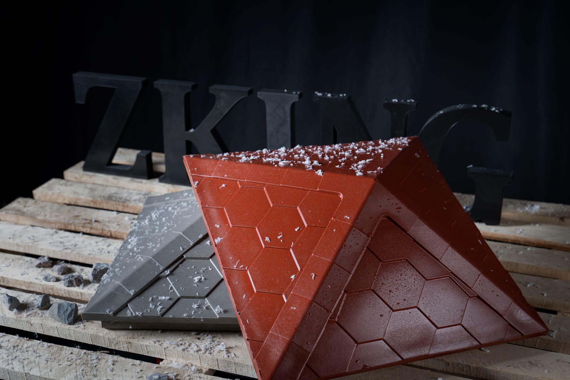 Колпак Zking Эверест Красный на столб 1.5х1.5 кирпича (390х390мм) в Самаре фото