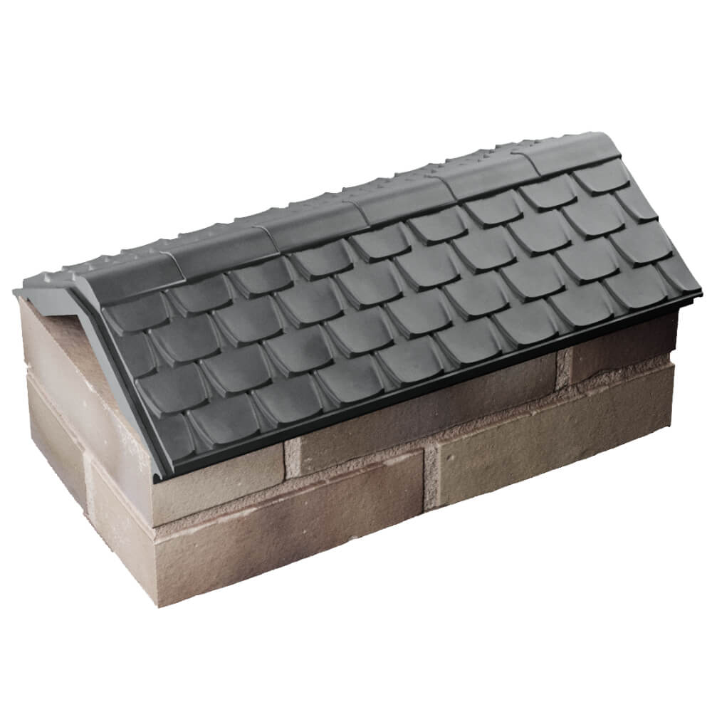 Парапет Zking Эльбрус Серый с посадкой на 1 кирпич (255мм) в Самаре фото