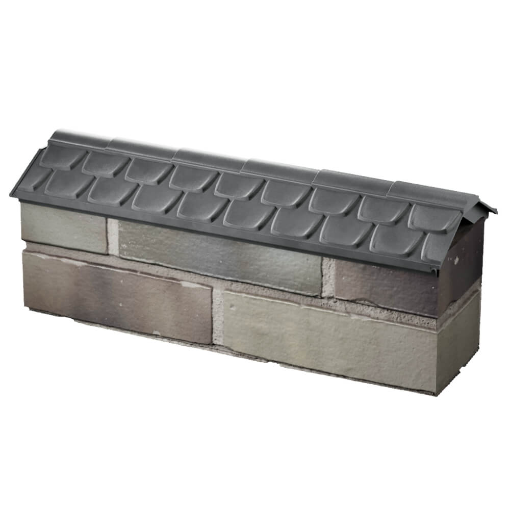 Парапет Zking Эльбрус Серый с посадкой на 0.5 кирпича (130мм) в Самаре фото