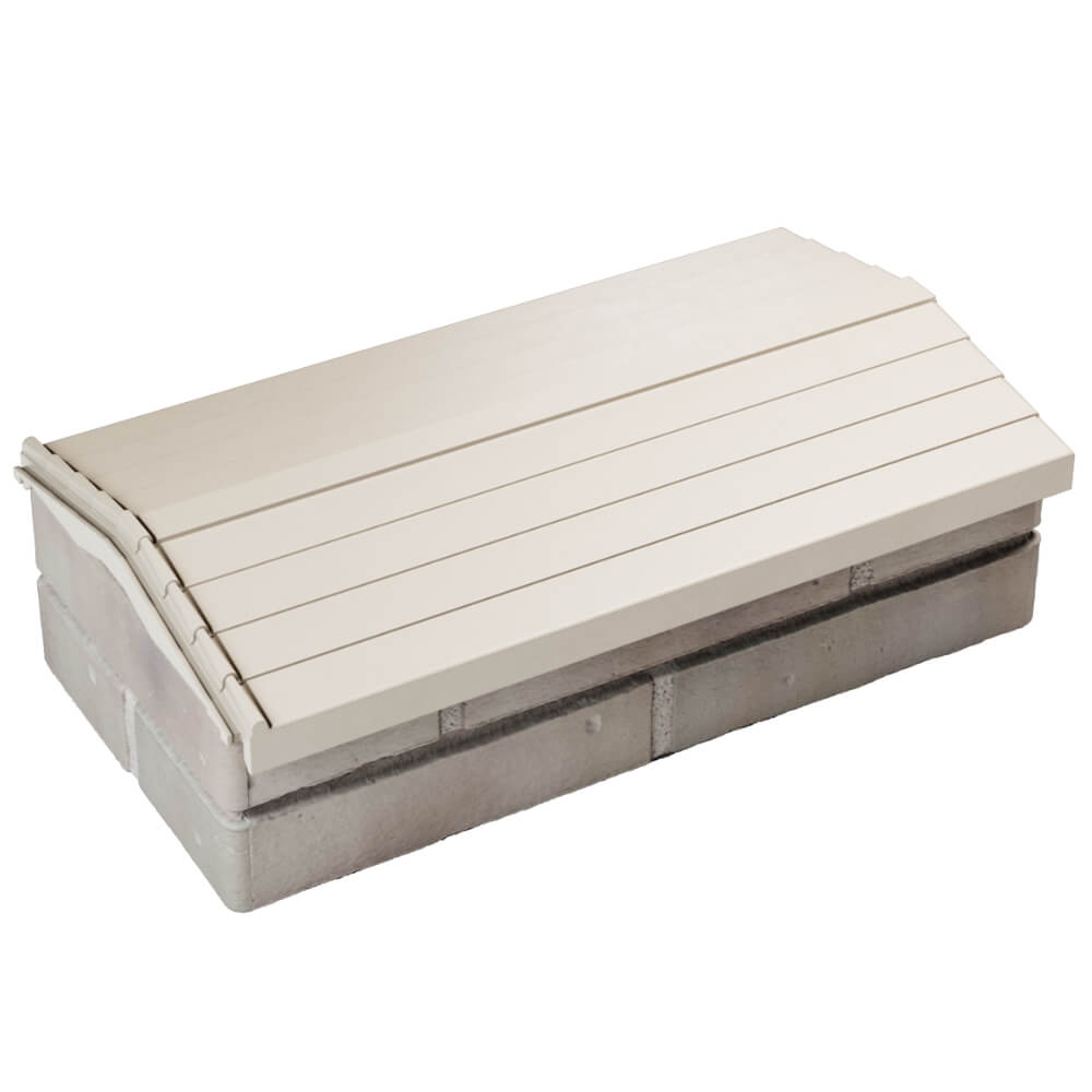 Парапет Zking Бона ХайТек Бежевый с посадкой на 1 кирпич (200/225/255мм) в Самаре фото