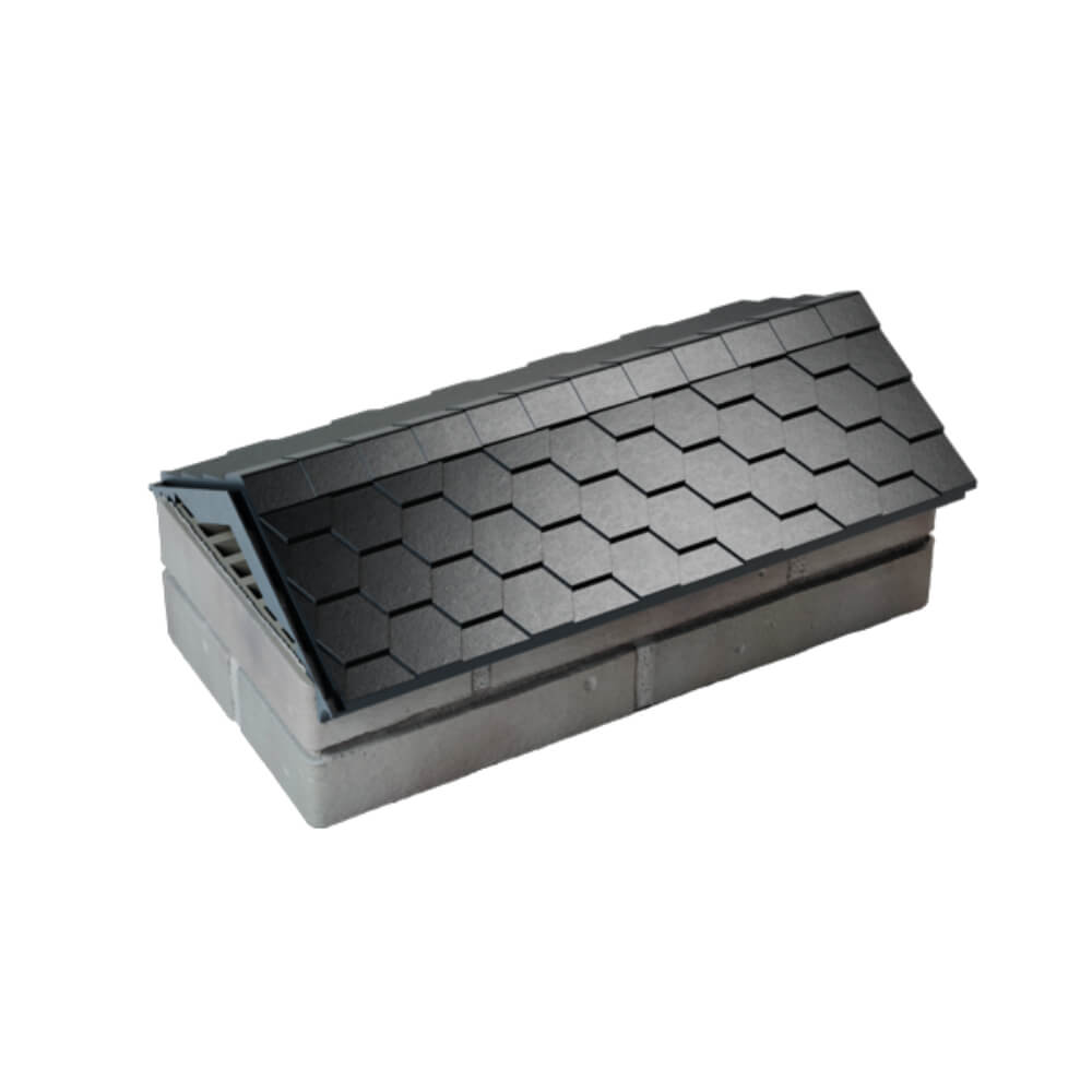 Парапет Zking Эверест Черный с посадкой на 1 кирпич (200/225/255мм) в Самаре фото