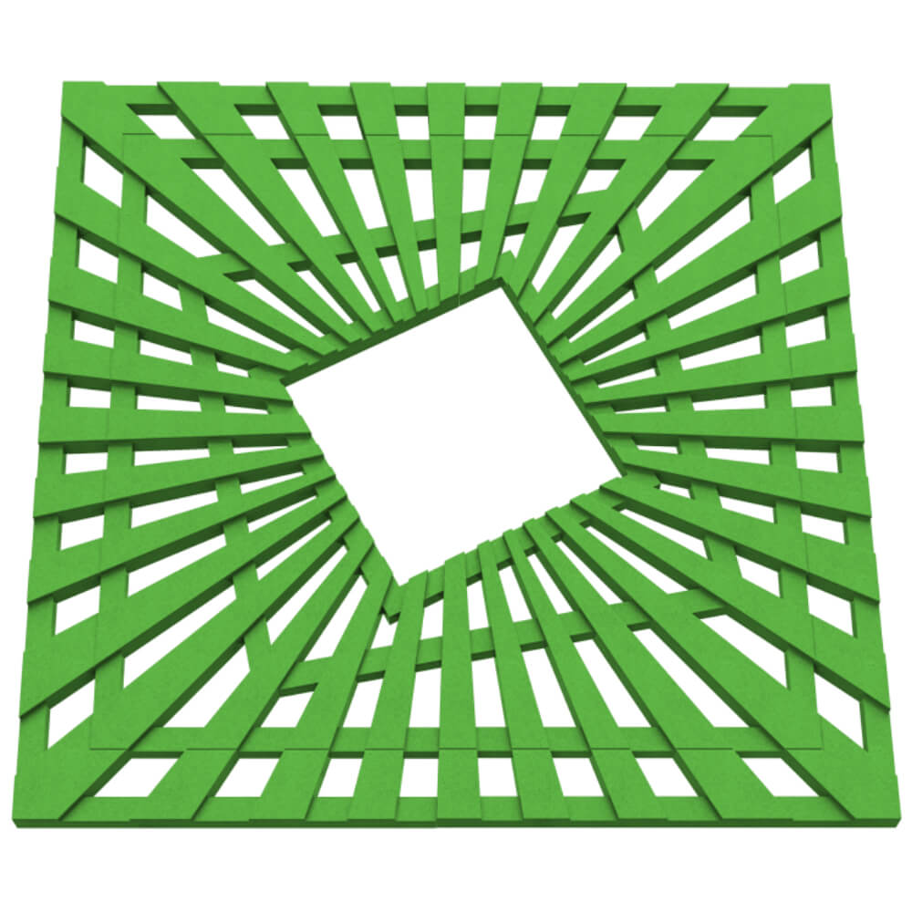 Приствольная решетка для дерева ZKING ATMOSPHERE 1.2х1.2м Зеленая в Самаре фото