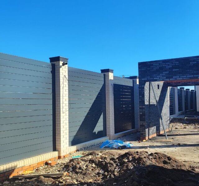 Колпак Zking Бона ХайТек Серый на столб 1.5х1.5 кирпича (385х385мм) в Самаре фото