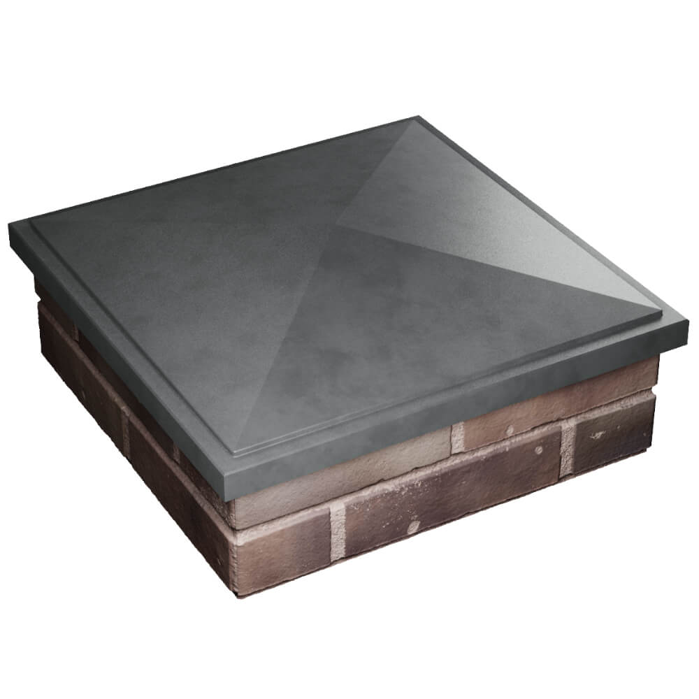 Колпак Zking БонаМоно Серый на столб 2х2 кирпича (515х515, 530х530мм) в Самаре фото