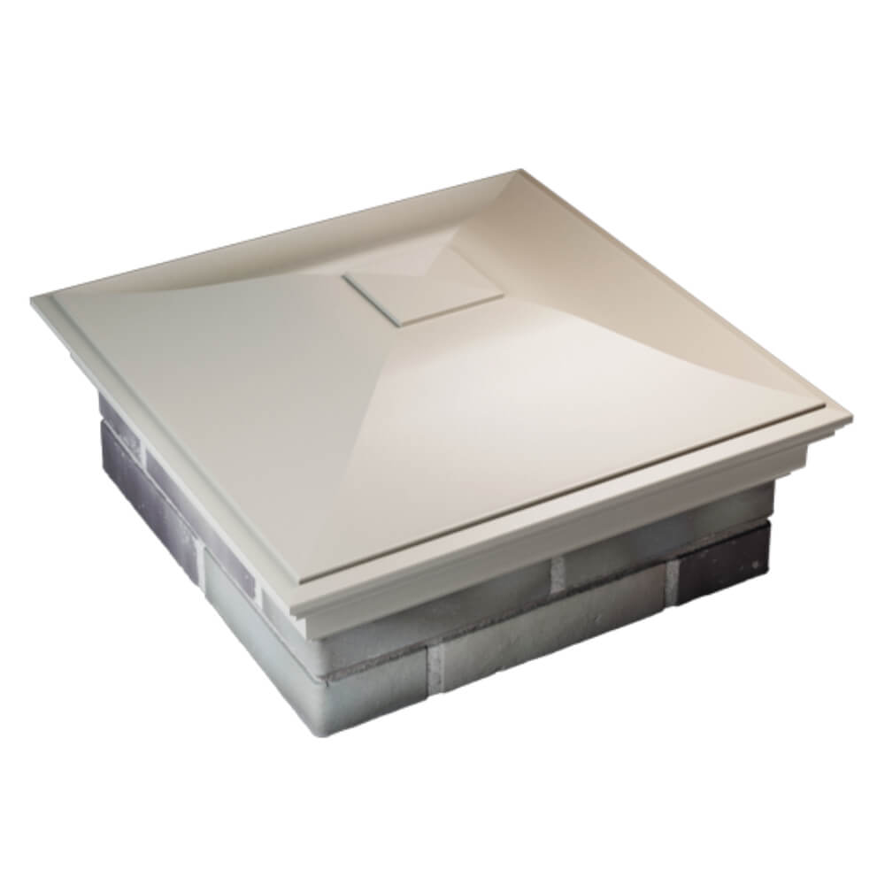 Колпак Zking Монблан Бежевый на столб 2х2 кирпича (515х515мм) Самара фото