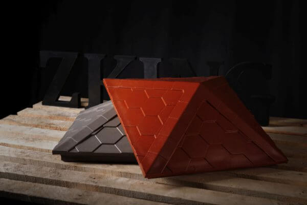 Колпак Zking Эверест Красный на столб 1.5х1.5 кирпича (390х390мм) в Самаре фото