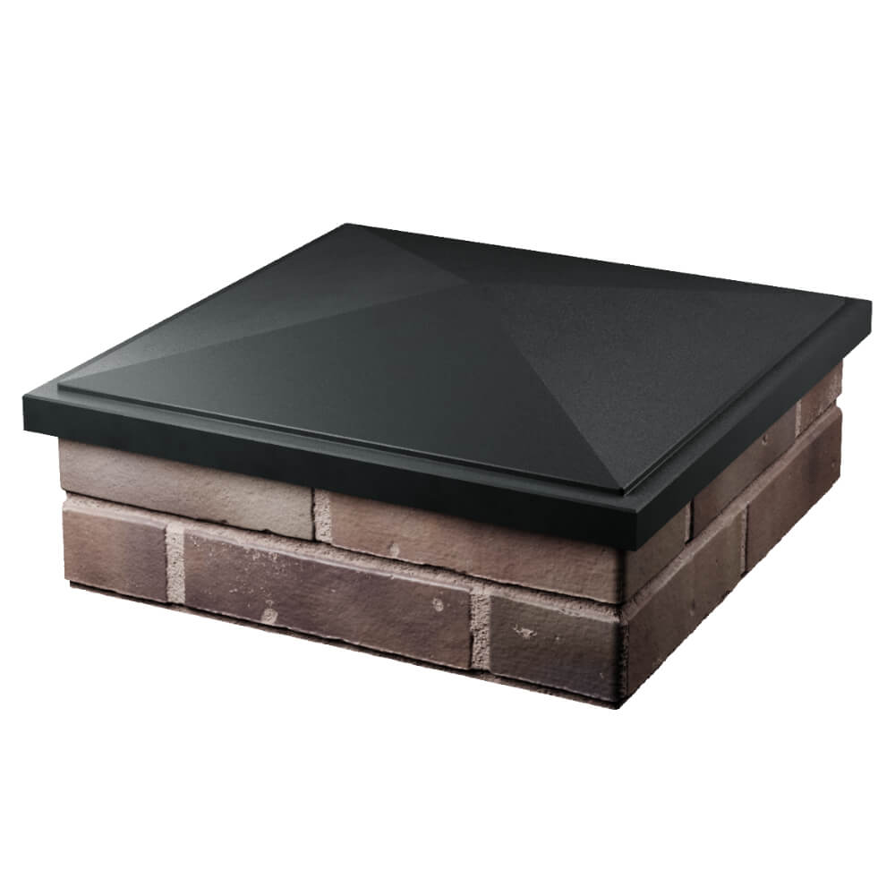 Колпак Zking БонаМоно Черный на столб 2х2 кирпича (515х515, 530х530мм) в Самаре фото