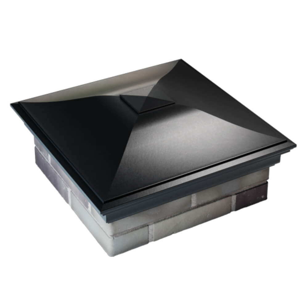 Колпак Zking Монблан Черный на столб 2х2 кирпича (515х515мм) Самара фото