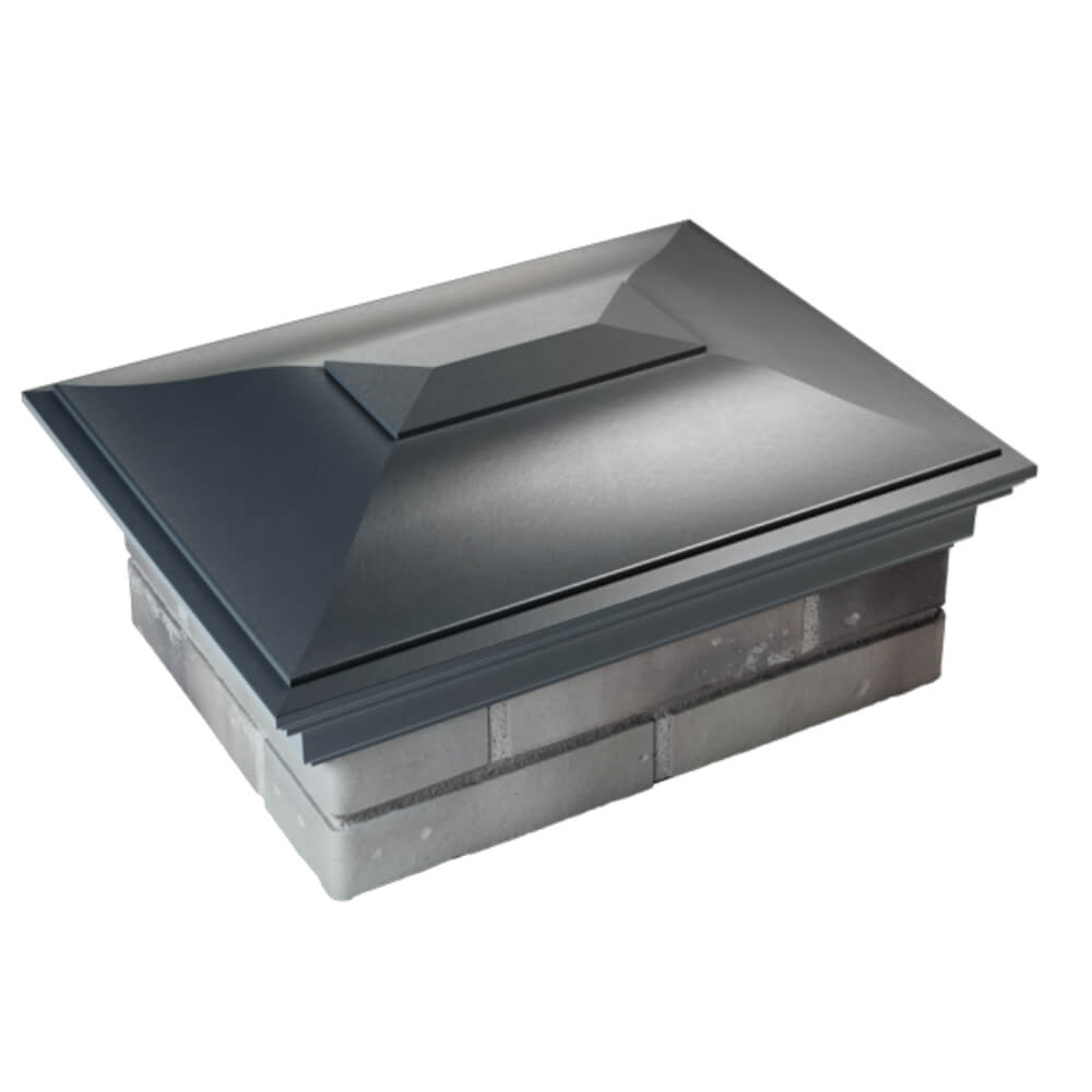 Колпак Zking Монблан Серый на столб 2х1.5 кирпича (515х385мм) Самара фото