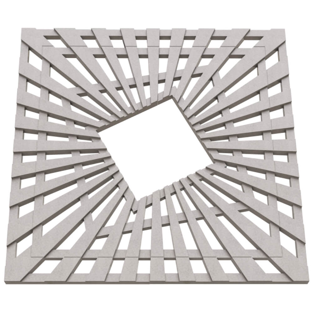 Приствольная решетка для дерева ZKING ATMOSPHERE 1.2х1.2м Бежевая в Самаре фото