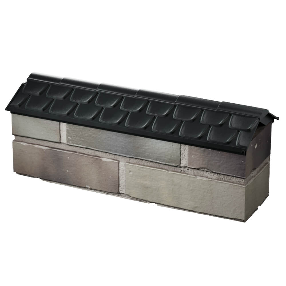 Парапет Zking Эльбрус Черный с посадкой на 0.5 кирпича (130мм) в Самаре фото