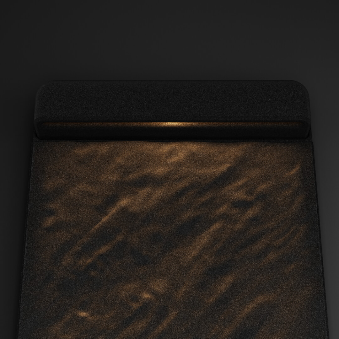 LED Светильник для шаговой плиты STONE Черный Сланец 330х75х98мм в Самаре фото