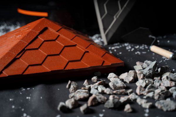 Колпак Zking Эверест Красный на столб 1.5х1.5 кирпича (390х390мм) в Самаре фото