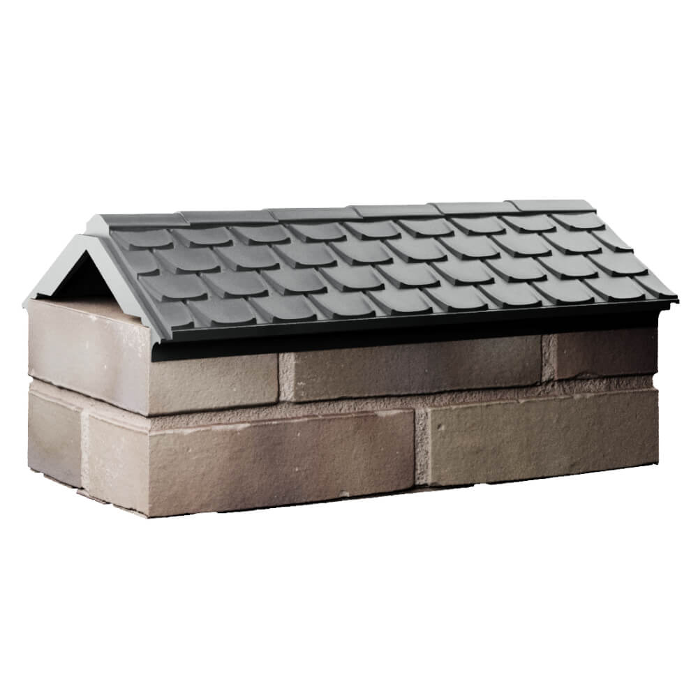 Парапет Zking Эльбрус Серый с посадкой на 1 кирпич (255мм) Самара фото