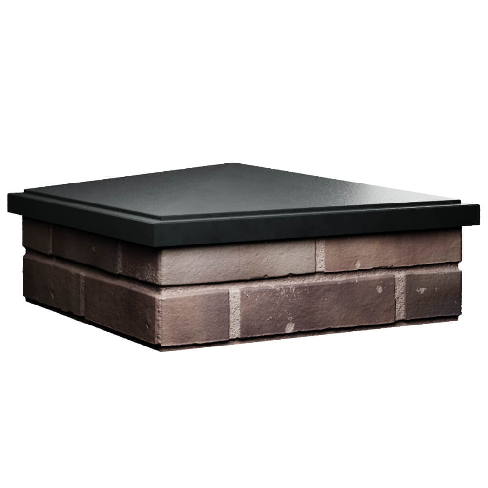 Колпак Zking БонаМоно Черный на столб 2х2 кирпича (515х515, 530х530мм) в Самаре фото