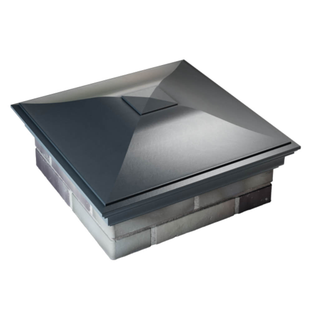 Колпак Zking Монблан Серый на столб 2х2 кирпича (515х515мм) Самара фото