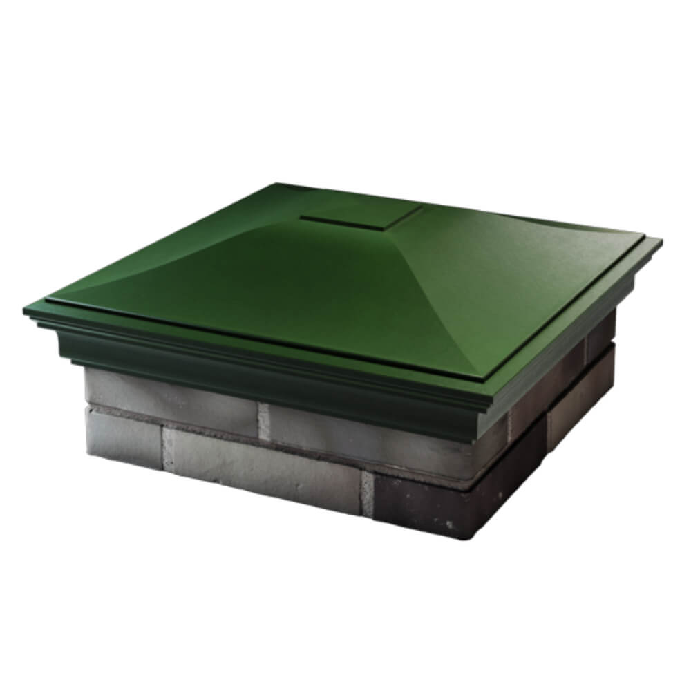 Колпак Zking Монблан Зеленый на столб 2х2 кирпича (515х515мм) в Самаре фото