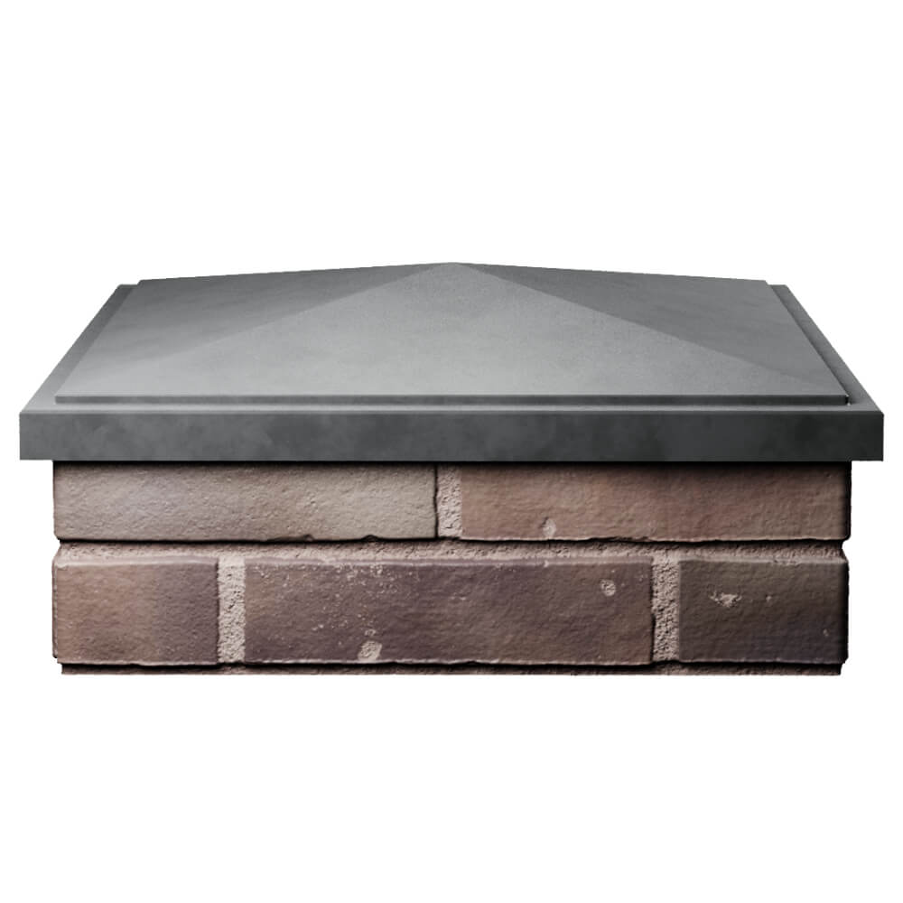 Колпак Zking БонаМоно Серый на столб 2х2 кирпича (515х515, 530х530мм) Самара фото