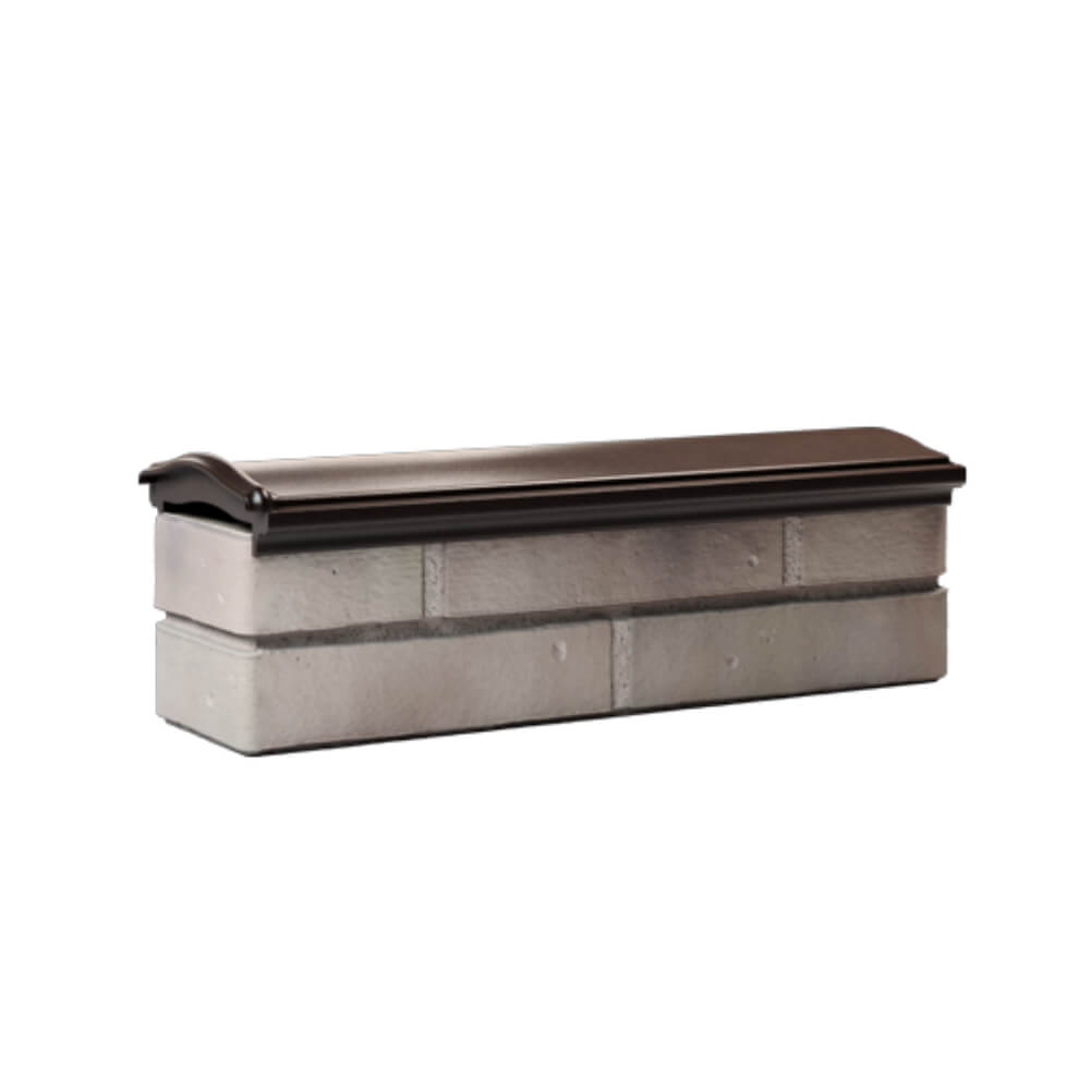 Парапет Zking Монблан Коричневый посадка на 0.5 кирпича (130мм) Самара фото