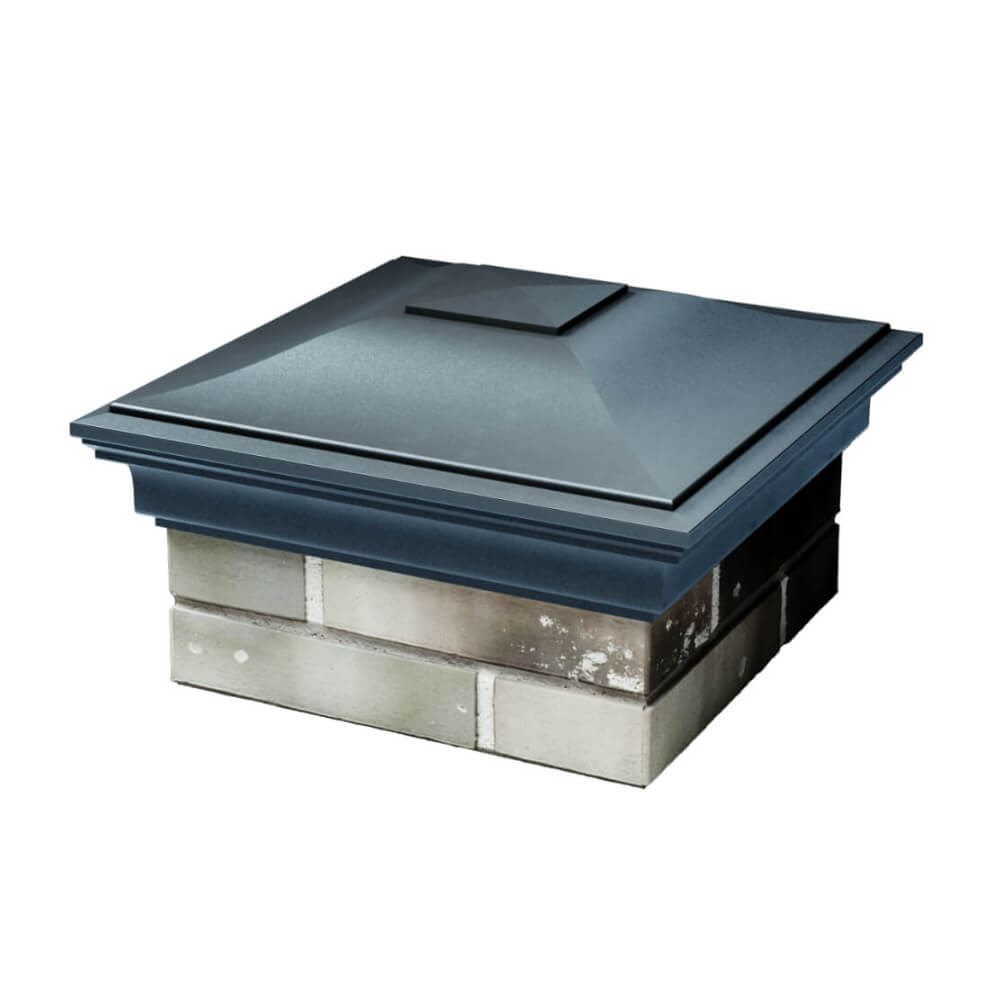 Колпак Zking Монблан Серый на столб 1.5х1.5 еврокирпича 0.7НФ (355х355мм) в Самаре фото