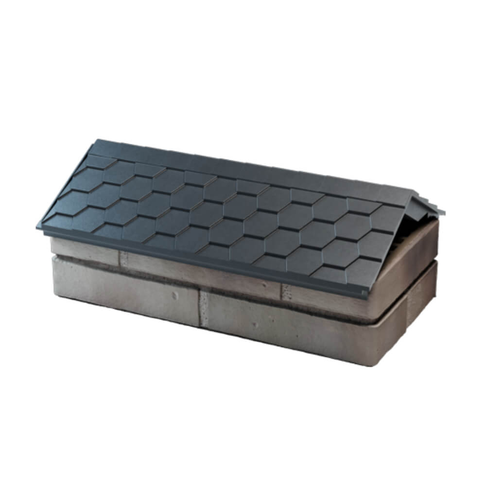 Парапет Zking Эверест Серый с посадкой на 1 кирпич (200/225/255мм) в Самаре фото