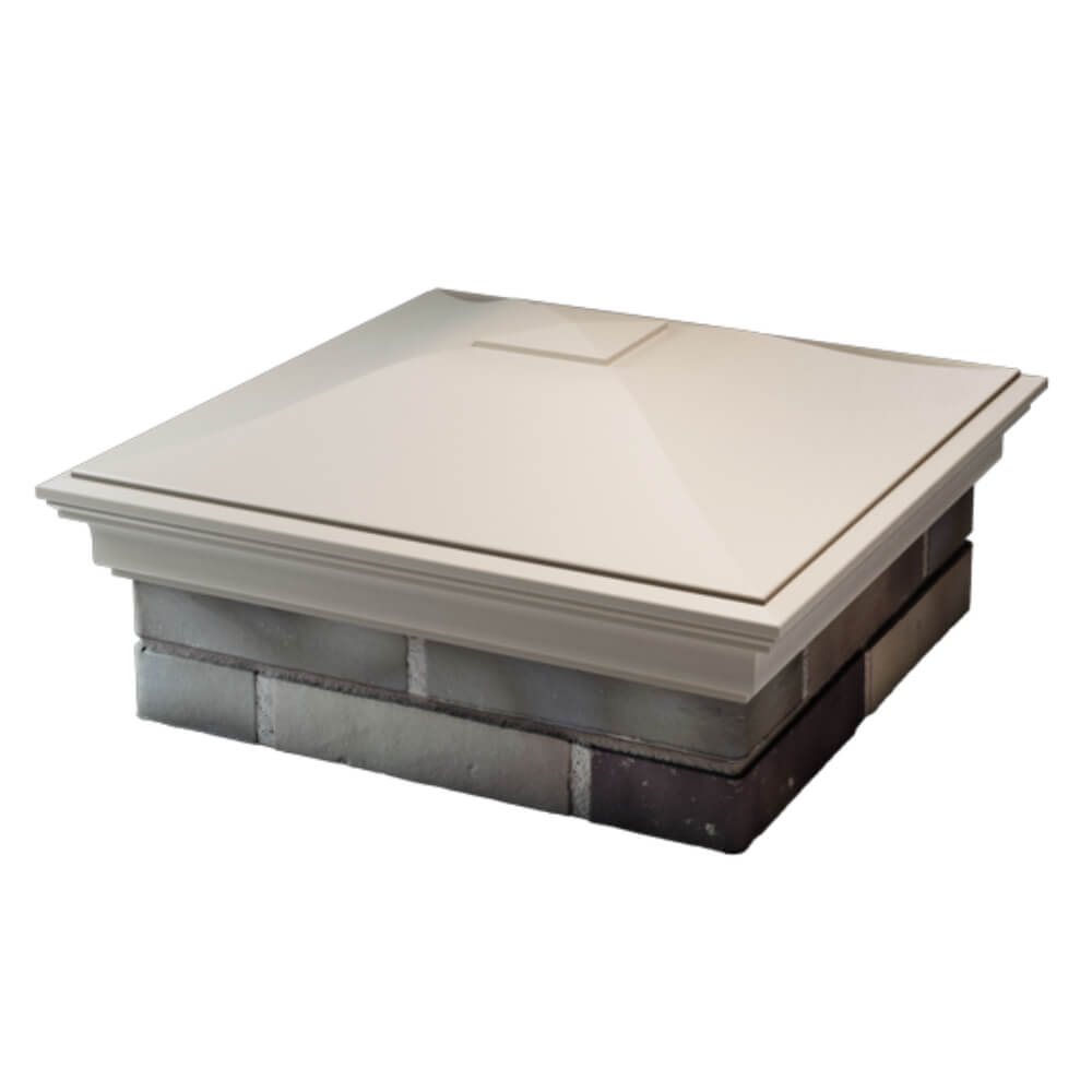 Колпак Zking Монблан Бежевый на столб 2х2 кирпича (515х515мм) в Самаре фото