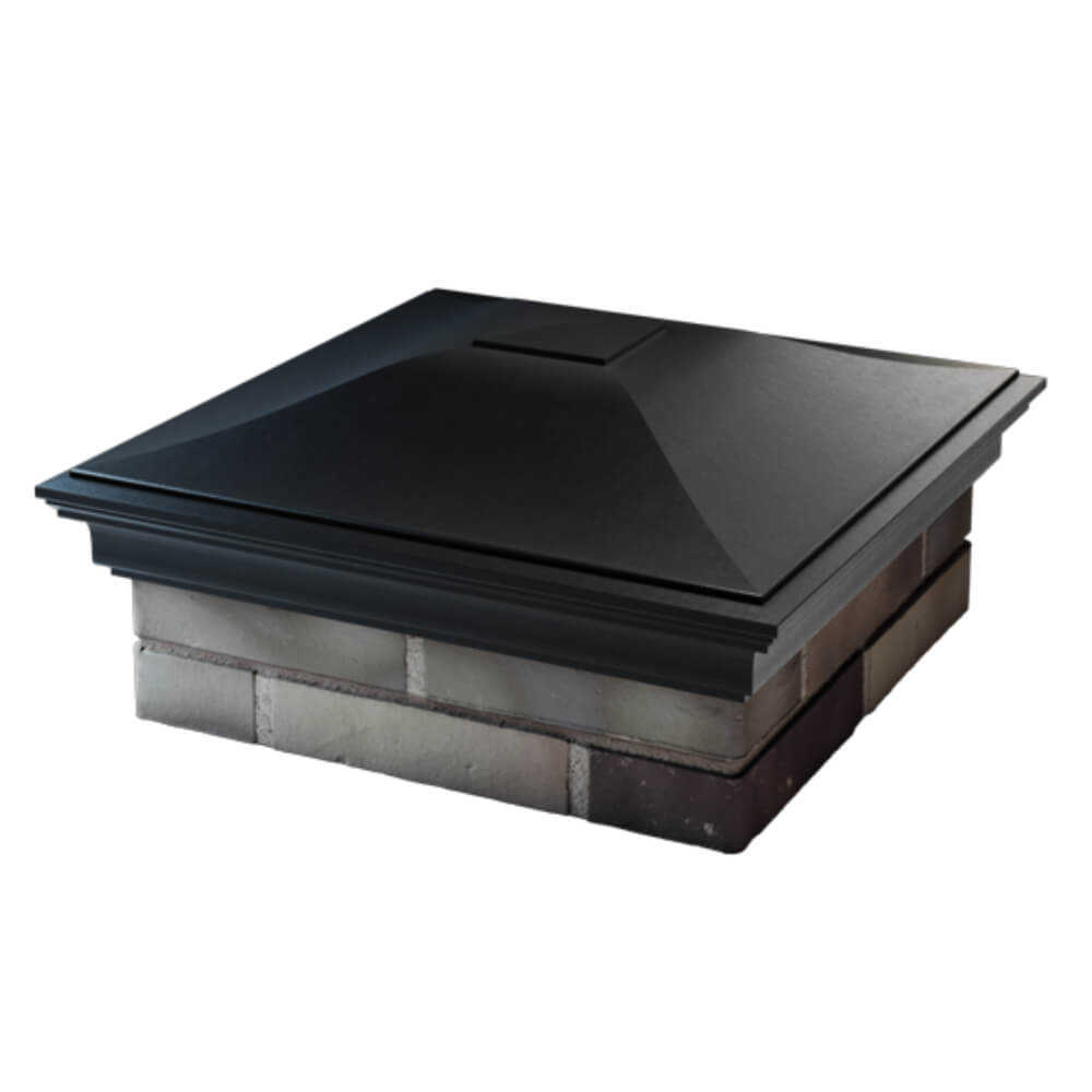 Колпак Zking Монблан Черный на столб 2х2 кирпича (515х515мм) в Самаре фото