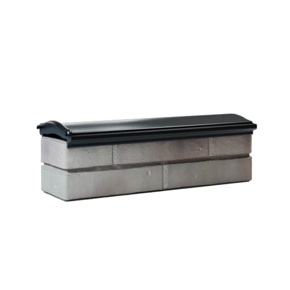 Парапет Zking Монблан Черный посадка на 0.5 кирпича (130мм) Самара фото