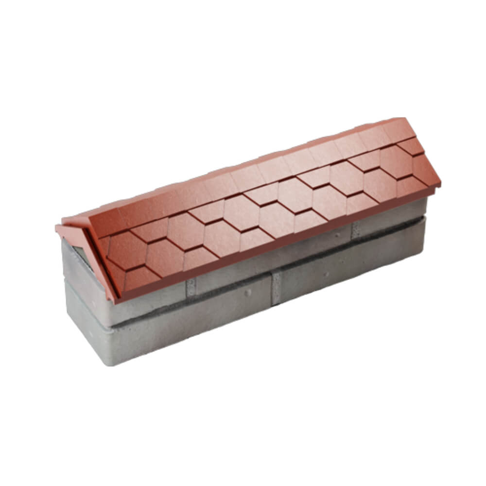 Парапет Zking Эверест Красный с посадкой на 0.5 кирпича (130мм) в Самаре фото