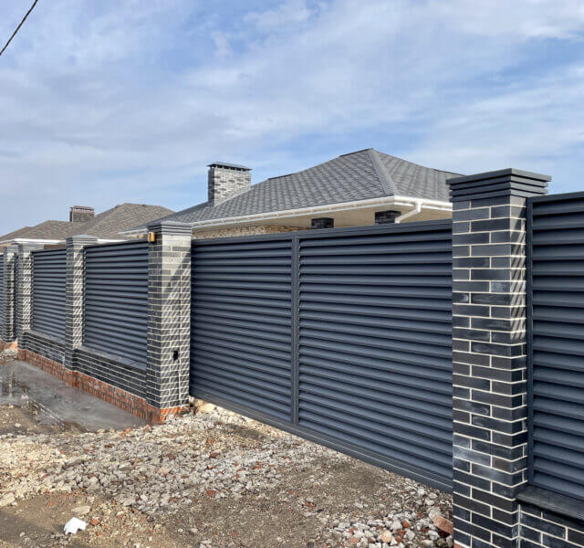 Колпак Zking Бона ХайТек Серый на столб 1.5х1.5 кирпича (385х385мм) в Самаре фото