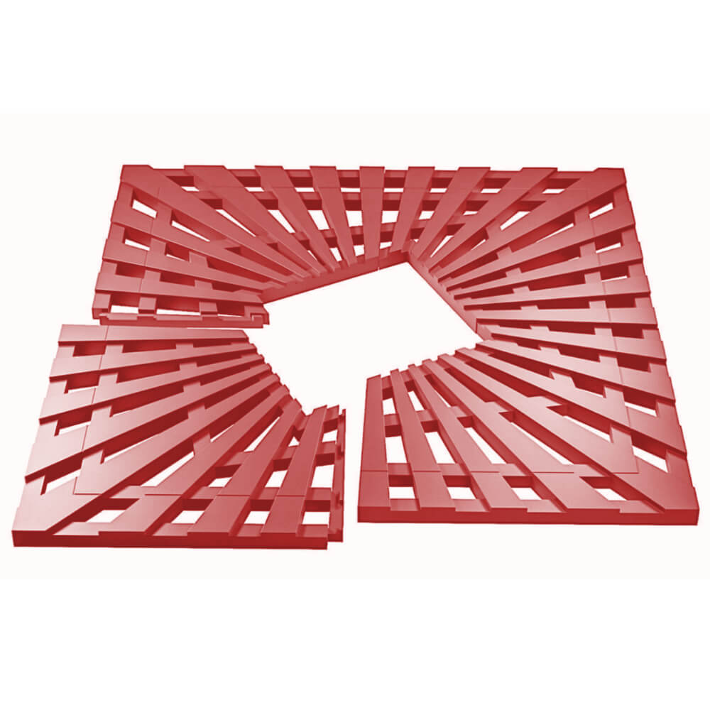 Приствольная решетка для дерева ZKING ATMOSPHERE 1.2х1.2м Красная в Самаре фото