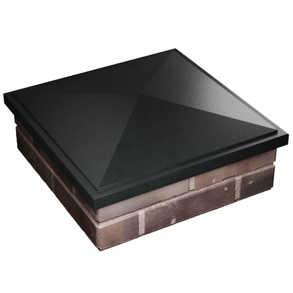 Колпак Zking БонаМоно Черный на столб 2х2 кирпича (515х515, 530х530мм) в Самаре фото