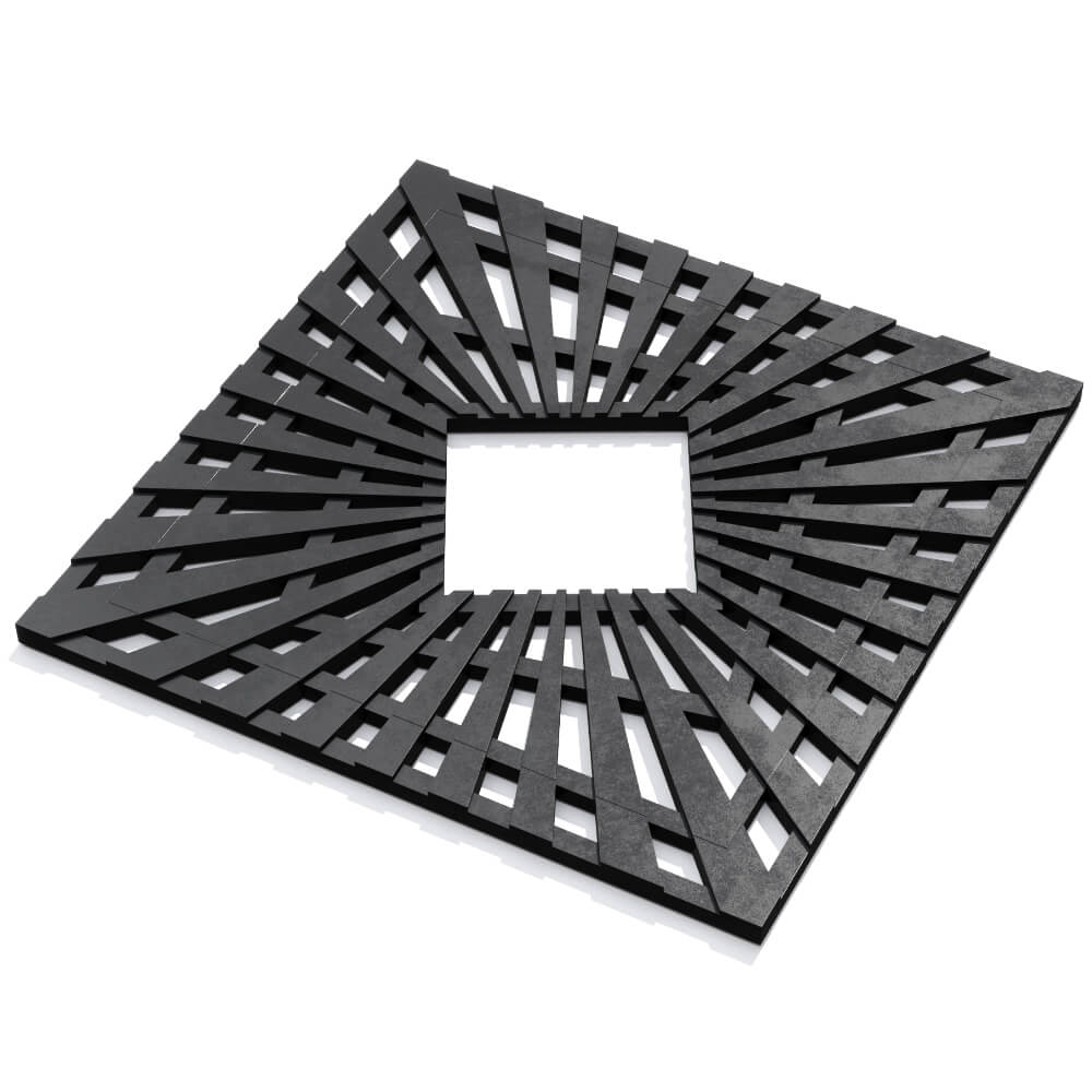 Приствольная решетка для дерева ZKING ATMOSPHERE 1.2х1.2м Черная в Самаре фото