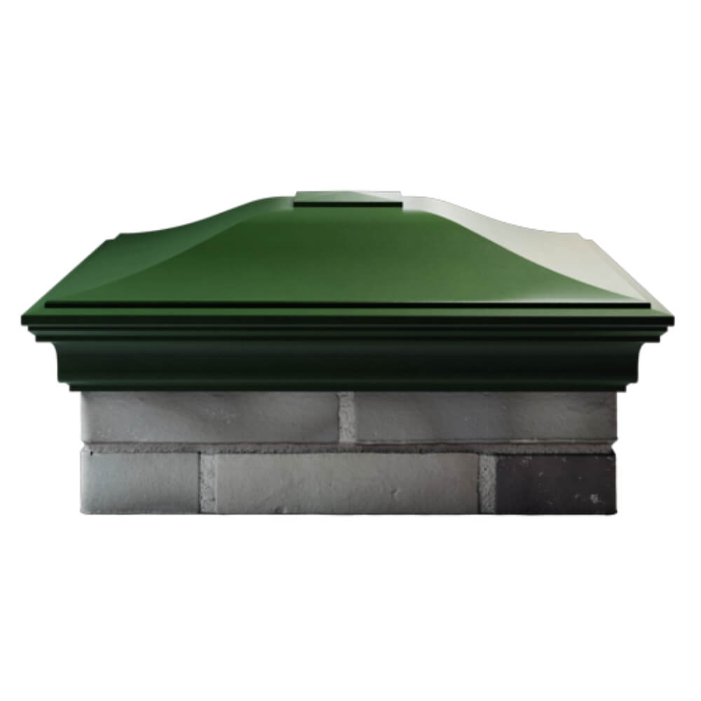 Колпак Zking Монблан Зеленый на столб 2х2 кирпича (515х515мм) в Самаре фото