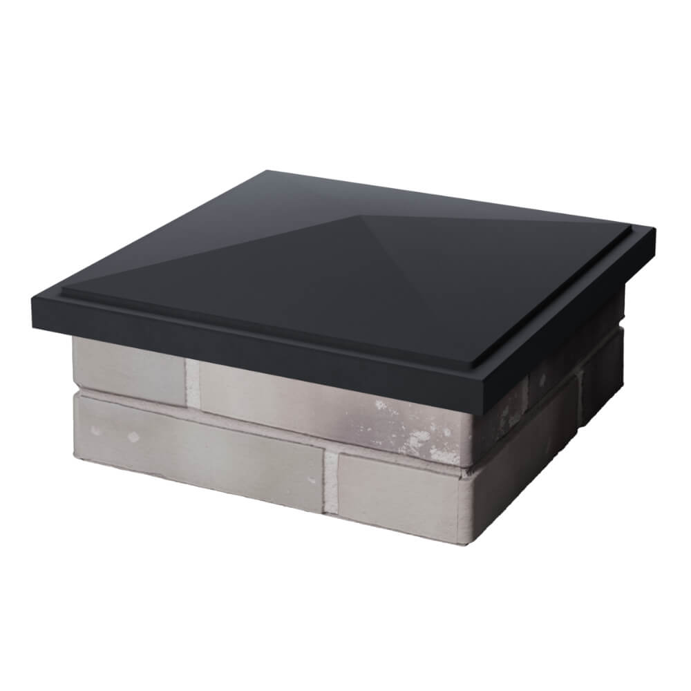 Колпак Zking БонаМоно Серый на столб 1.5х1.5 кирпича (385х385, 400х400мм) в Самаре фото