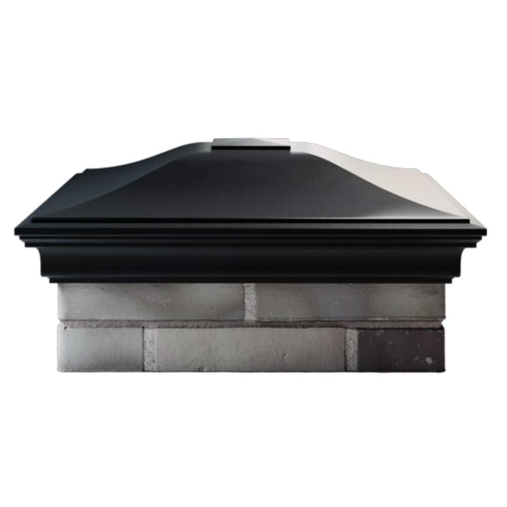 Колпак Zking Монблан Черный на столб 2х2 кирпича (515х515мм) в Самаре фото